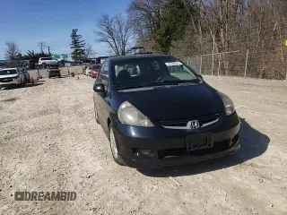 2007 Honda Fit Sport with VIN JHMGD38607S050486, listed as a Copart auction lot 49083375 with 198,601 mi miles and Salvage Title. Bid and sale history available at carsss.com. Image 10.