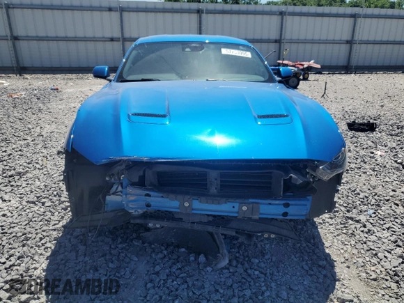 2021 Ford Mustang GT with VIN 1FA6P8CF2M5128677, listed as a Copart auction lot 57793995 with 68,095 mi miles and Salvage title. Bid and sale history available at DreamBid. Image 5.