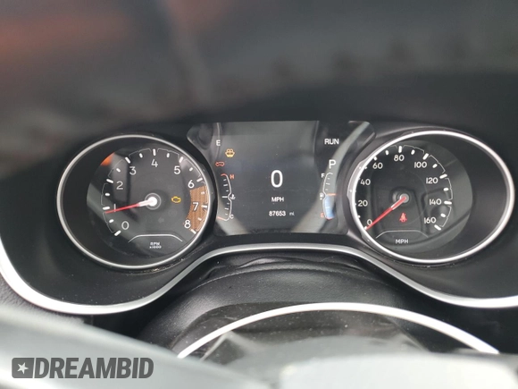 2018 Jeep Compass Altitude with VIN 3C4NJDBB8JT453120, listed as a Copart auction lot 52051085 with 87,653 mi miles and Salvage title. Bid and sale history available at DreamBid. Image 9.