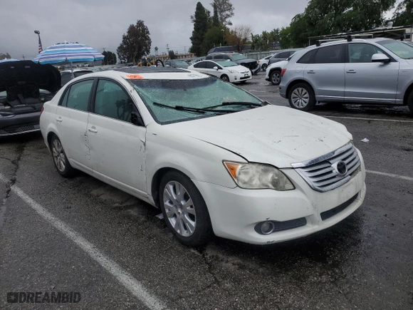 2008 Toyota Avalon XL with VIN 4T1BK36BX8U318446, listed as a Copart auction lot 48579685 with 155,197 mi miles and Salvage Title. Bid and sale history available at carsss.com. Image 4.