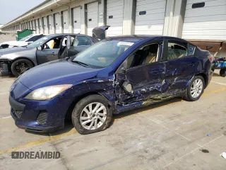 2012 Mazda 3 i Touring with VIN JM1BL1V85C1608745, listed as a Copart auction lot 60600375 with 170,715 mi miles and Salvage title. Bid and sale history available at DreamBid. Image 1.