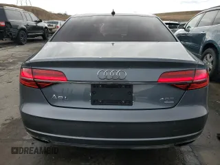 2016 Audi A8 Sport with VIN WAU43AFD1GN019272, listed as a Copart auction lot 45427105 with 91,341 mi miles and Salvage title. Bid and sale history available at DreamBid. Image 6.