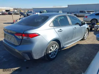 2023 Toyota Corolla LE with VIN 5YFB4MDE2PP031521, listed as a IAAI auction lot 41375599 with 28,724 mi miles. Bid and sale history available at carsss.com. Image 4.