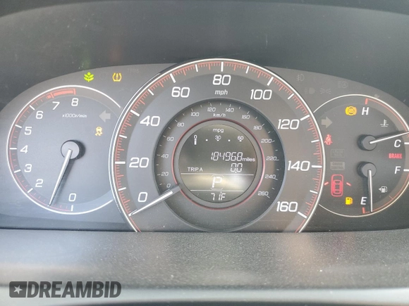 2014 Honda Accord Sedan Sport with VIN 1HGCR2F55EA287176, listed as a Copart auction lot 54721215 with 184,968 mi miles and Salvage Title. Bid and sale history available at carsss.com. Image 9.
