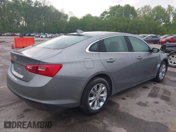 2025 Chevrolet Malibu LT with VIN 1G1ZD5ST0SF143698, listed as a IAAI auction lot 42106668 with 9,211 mi miles and . Bid and sale history available at DreamBid. Image 4.