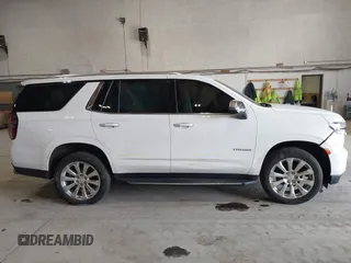 2023 Chevrolet Tahoe Premier with VIN 1GNSKSKD0PR217513, listed as a IAAI auction lot 41779222 with 55,424 mi miles and . Bid and sale history available at DreamBid. Image 13.