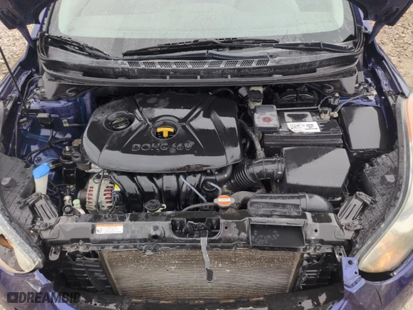 2012 Hyundai Elantra Limited with VIN 5NPDH4AE5CH089258, listed as a Copart auction lot 42236475 with 106,868 mi miles and Salvage Title. Bid and sale history available at carsss.com. Image 11.