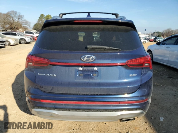 2022 Hyundai Santa Fe Calligraphy with VIN 5NMS54AL6NH428835, listed as a Copart auction lot 86538484 with 34,154 mi miles and Salvage Title. Bid and sale history available at carsss.com. Image 6.