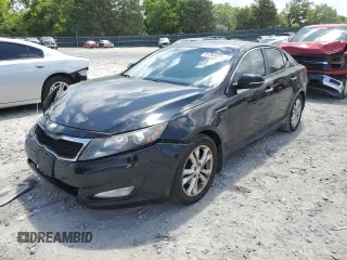 2013 Kia Optima EX with VIN 5XXGN4A77DG176339, listed as a Copart auction lot 61383295 with 144,799 mi miles and Salvage title. Bid and sale history available at DreamBid. Image 1.
