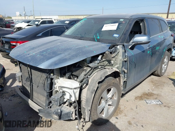 2021 Toyota Highlander L with VIN 5TDZZRAH6MS034453, listed as a IAAI auction lot 41779805 with 128,574 mi miles and . Bid and sale history available at DreamBid. Image 6.
