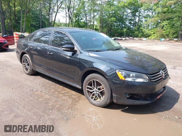 2014 Volkswagen Passat Wolfsburg Edition with VIN 1VWAT7A35EC056127, listed as a IAAI auction lot 42497467 with 111,443 mi miles and . Bid and sale history available at DreamBid. Image 1.