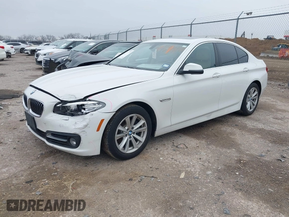 2015 BMW 5 Series 528i with VIN WBA5A5C59FD525158, listed as a IAAI auction lot 41698100 with 155,822 mi miles. Bid and sale history available at carsss.com. Image 17.