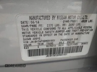 2014 Infiniti Q50 Premium with VIN JN1BV7AP2EM691601, listed as a IAAI auction lot 42323769 with 93,413 mi miles and . Bid and sale history available at DreamBid. Image 9.