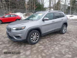 2019 Jeep Cherokee Latitude with VIN 1C4PJMCB9KD214299, listed as a IAAI auction lot 41689632 with 151,786 mi miles. Bid and sale history available at carsss.com. Image 2.