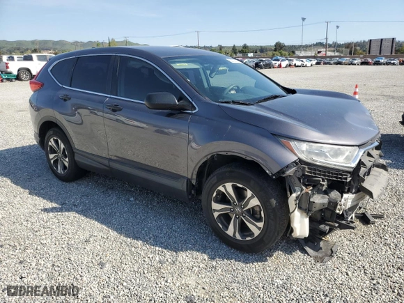 2018 Honda CR-V LX with VIN 2HKRW5H35JH416986, listed as a Copart auction lot 52129515 with 92,571 mi miles and Salvage Title. Bid and sale history available at carsss.com. Image 4.