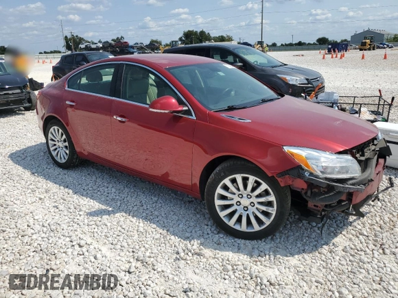 2012 Buick Regal Turbo Premium 1 with VIN 2G4GS5EV3C9215467, listed as a Copart auction lot 71588344 with 87,090 mi miles and Salvage Title. Bid and sale history available at DreamBid. Image 4.