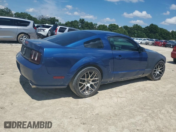 2006 Ford Mustang GT Deluxe with VIN 1ZVFT82H065200081, listed as a Copart auction lot 62425655 with 163,925 mi miles and Salvage title. Bid and sale history available at DreamBid. Image 3.