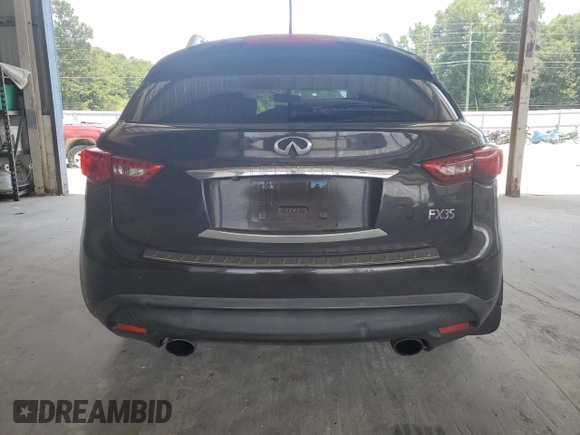 2012 Infiniti FX with VIN JN8AS1MW0CM151991, listed as a Copart auction lot 62038085 with 233,504 mi miles and Salvage title. Bid and sale history available at DreamBid. Image 6.