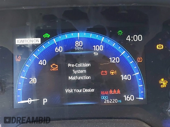 2021 Toyota Corolla Hybrid LE with VIN JTDEAMDE5MJ014959, listed as a IAAI auction lot 41751203 with 26,220 mi miles. Bid and sale history available at carsss.com. Image 15.