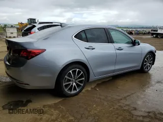 2015 Acura TLX V6 Tech with VIN 19UUB3F56FA001741, listed as a Copart auction lot 50956775 with 92,822 mi miles and Salvage Title. Bid and sale history available at carsss.com. Image 3.