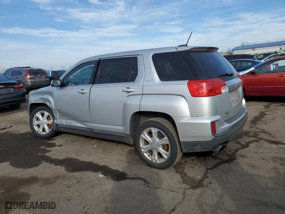 2017 GMC Terrain SLE with VIN 2GKALMEK8H6121556, listed as a Copart auction lot 46596925 with NaN miles and Salvage Title. Bid and sale history available at carsss.com. Image 2.