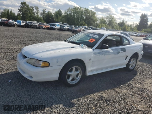 1997 Ford Mustang with VIN 1FALP4042VF119326, listed as a Copart auction lot 69286674 with 120,842 mi miles and Salvage Title. Bid and sale history available at carsss.com. Image 1.