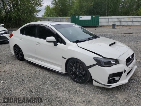 2015 Subaru WRX Premium with VIN JF1VA1F61F9820747, listed as a Copart auction lot 59402955 with 64,830 mi miles and Salvage title. Bid and sale history available at DreamBid. Image 4.