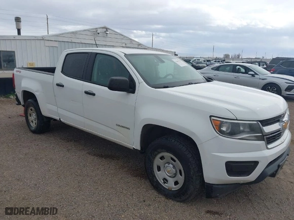 2018 Chevrolet Colorado 4WD Work Truck with VIN 1GCGTBEN7J1201122, listed as a IAAI auction lot 41865799 with 127,104 mi miles. Bid and sale history available at carsss.com. Image 1.