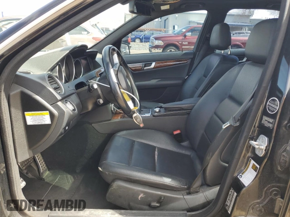 2014 Mercedes-Benz C-Class C 250 Sport with VIN WDDGF4HB9ER313888, listed as a Copart auction lot 48814895 with 159,815 mi miles and Salvage Title. Bid and sale history available at carsss.com. Image 7.