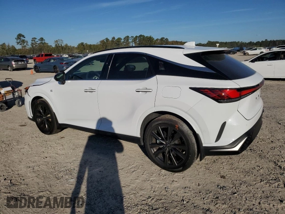 2024 Lexus RX with VIN 2T2BAMCA0RC059081, listed as a Copart auction lot 83385244 with 5,637 mi miles and Salvage Title. Bid and sale history available at carsss.com. Image 2.