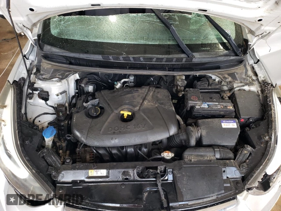 2014 Hyundai Elantra SE z VIN KMHDH4AE5EU164707, wystawiony jako Copart lot #57222345 z przebiegiem Nie podano mil oraz Szkoda całkowita • Salvage title. Historia ofert i sprzedaży dostępna na DreamBid. Obrazek 11.