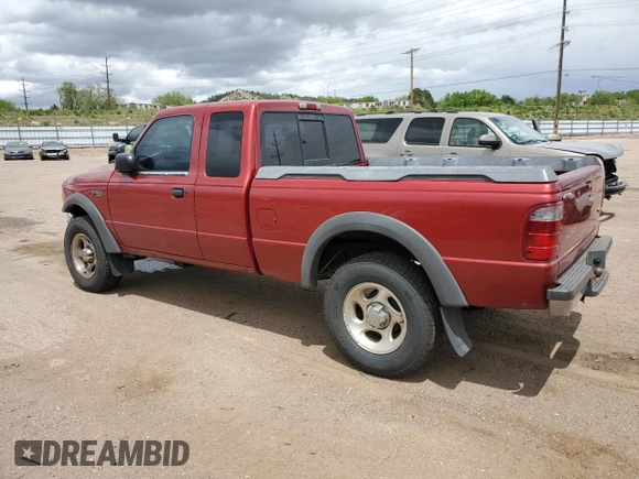 2001 Ford Ranger XL Fleet with VIN 1FTZR15E21PB15604, listed as a Copart auction lot 57746645 with 208,098 mi miles and Salvage title. Bid and sale history available at DreamBid. Image 2.