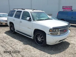 2003 GMC Yukon Denali z VIN 1GKEK63U93J307848, wystawiony jako IAAI lot #42178732 z przebiegiem 266 773 mil mil oraz . Historia ofert i sprzedaży dostępna na DreamBid. Obrazek 1.
