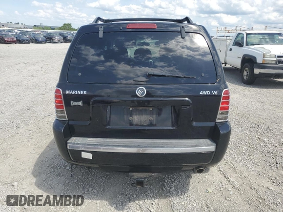 2005 Mercury Mariner Luxury with VIN 4M2YU57175DJ31939, listed as a Copart auction lot 54049415 with Not provided miles and Salvage title. Bid and sale history available at DreamBid. Image 6.