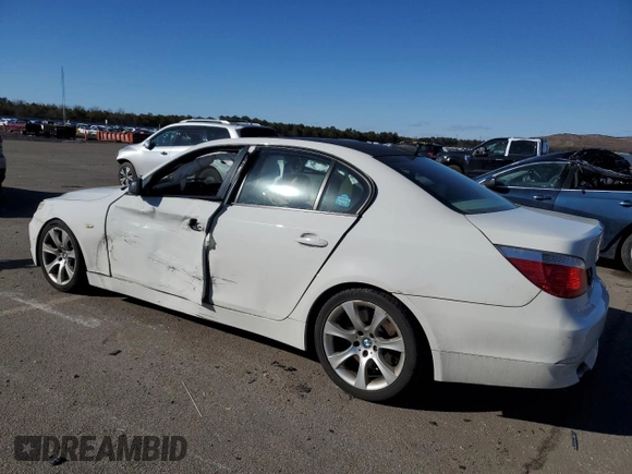 2005 BMW 5 Series 545i with VIN WBANB335X5CN64539, listed as a Copart auction lot 44254165 with 105,852 mi miles and Salvage Title. Bid and sale history available at carsss.com. Image 2.
