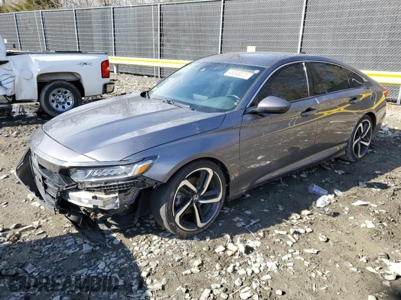 2019 Honda Accord Sport with VIN 1HGCV1F31KA103223, listed as a Copart auction lot 48048075 with 77,518 mi miles and Salvage Title. Bid and sale history available at DreamBid. Image 1.