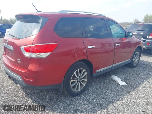 2013 Nissan Pathfinder SV z VIN 5N1AR2MM8DC669023, wystawiony jako IAAI lot #42039424 z przebiegiem 178 000 mil mil oraz . Historia ofert i sprzedaży dostępna na DreamBid. Obrazek 4.