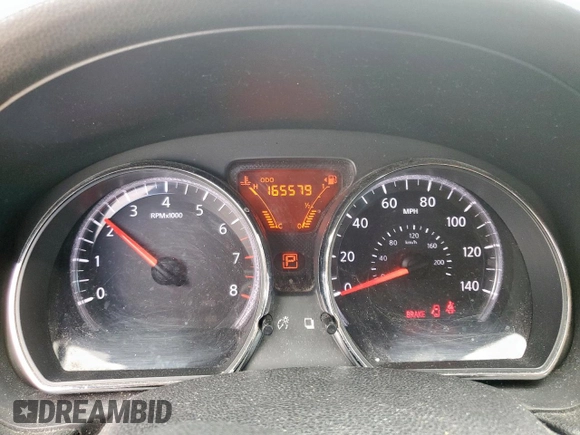 2013 Nissan Versa SV with VIN 3N1CN7AP4DL821696, listed as a Copart auction lot 62161375 with 165,579 mi miles and Salvage title. Bid and sale history available at DreamBid. Image 9.