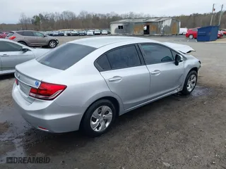 2013 Honda Civic Sdn LX with VIN 2HGFB2F53DH568751, listed as a IAAI auction lot 41886647 with 149,553 mi miles. Bid and sale history available at carsss.com. Image 4.