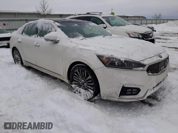 2017 Kia Cadenza Premium with VIN KNALC4J1XH5093477, listed as a Copart auction lot 41526625 with 164,898 mi miles and Non Repairable. Bid and sale history available at carsss.com. Image 4.