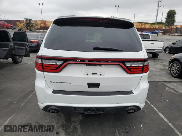 2021 Dodge Durango SRT Hellcat with VIN 1C4SDJH97MC605837, listed as a Copart auction lot 76390414 with 35,876 mi miles and Salvage Title. Bid and sale history available at DreamBid. Image 6.