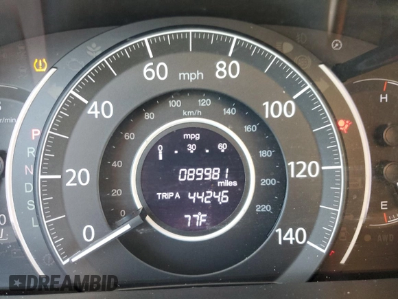 2015 Honda CR-V EX-L with VIN 2HKRM4H75FH656856, listed as a Copart auction lot 51367985 with 89,981 mi miles and Salvage Title. Bid and sale history available at carsss.com. Image 9.