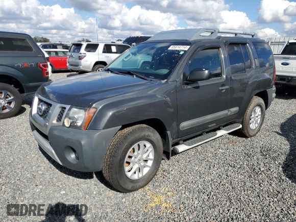 2015 Nissan Xterra S with VIN 5N1AN0NU6FN660956, listed as a Copart auction lot 85614714 with 59,821 mi miles and Salvage Title. Bid and sale history available at DreamBid. Image 1.