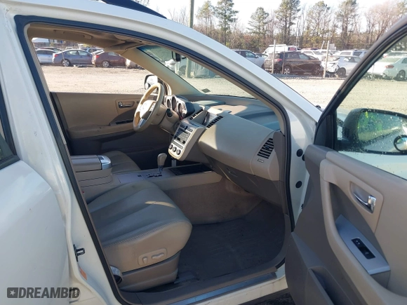 2007 Nissan Murano S with VIN JN8AZ08W97W631943, listed as a IAAI auction lot 41727275 with 252,599 mi miles. Bid and sale history available at carsss.com. Image 5.