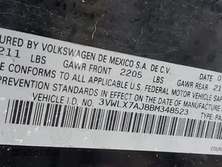 2011 Volkswagen Jetta SEL с VIN 3VWLX7AJ8BM348523, выставлен на аукционе IAAI как лот 42336459 с пробегом 178 770 миль миль и . История ставок и продаж доступна на DreamBid. Изображение 9.