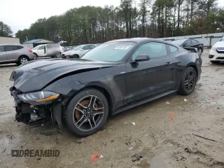 2020 Ford Mustang EcoBoost with VIN 1FA6P8THXL5187315, listed as a Copart auction lot 48295155 with 38,154 mi miles and Salvage Title. Bid and sale history available at carsss.com. Image 1.