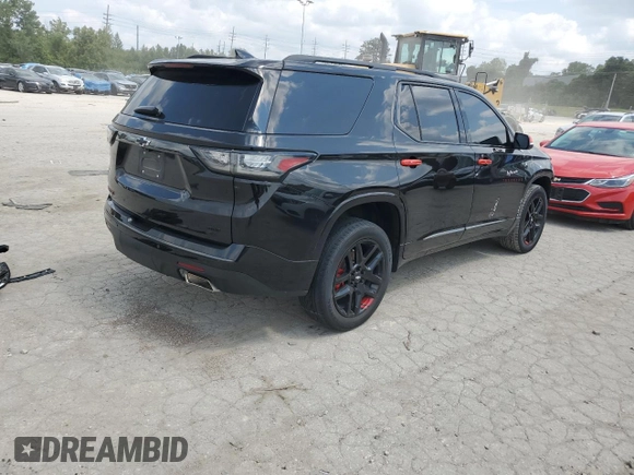2021 Chevrolet Traverse Premier with VIN 1GNEVKKW6MJ228175, listed as a Copart auction lot 67297464 with 94,318 mi miles and Salvage Title. Bid and sale history available at carsss.com. Image 3.