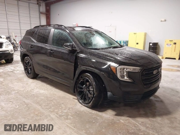 2022 GMC Terrain SLE with VIN 3GKALMEV3NL250628, listed as a IAAI auction lot 41525794 with 75,732 mi miles. Bid and sale history available at carsss.com. Image 1.