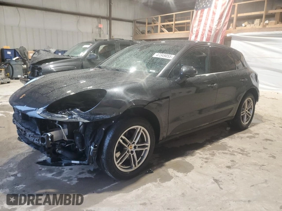 2021 Porsche Macan with VIN WP1AA2A50MLB04711, listed as a Copart auction lot 47349055 with 34,539 mi miles and Salvage Title. Bid and sale history available at DreamBid. Image 1.