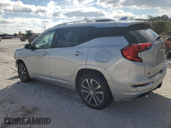 2018 GMC Terrain Denali with VIN 3GKALSEX8JL303369, listed as a Copart auction lot 43165695 with 75,307 mi miles and Salvage Title. Bid and sale history available at DreamBid. Image 2.
